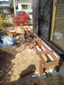 濡れ縁？デッキ？