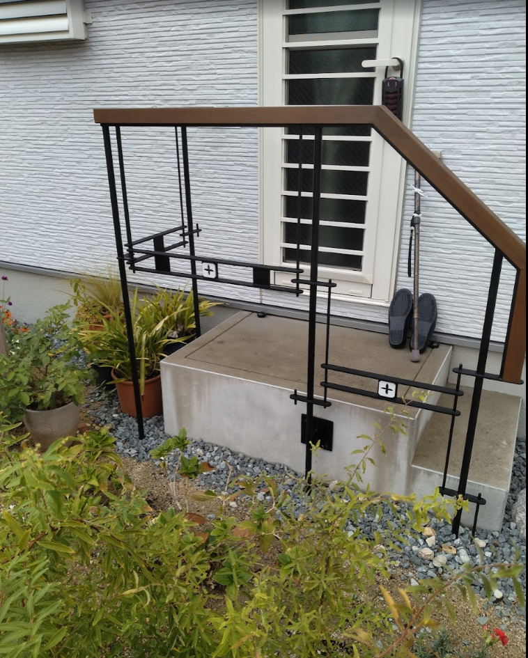 アイアン手摺の飾り