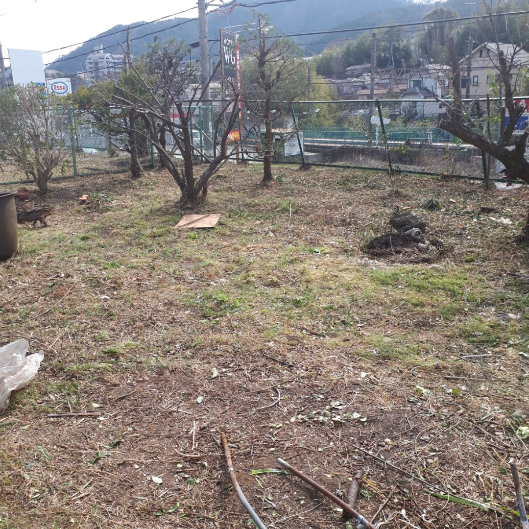 草刈り　完了　神戸市北区有野町唐櫃